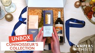 Connoisseurs Collection  Christmas Hampers 2023 I Hampers With Bite [upl. by Lounge]