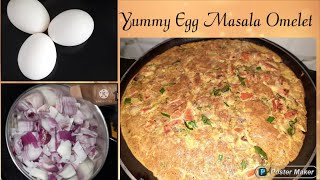 Egg masala omelet egg omelet  egg Egg recipe [upl. by Reinke]