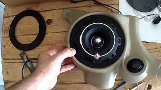 Rockford Punch Pro Tweeter amp Midrange Install Part 1 2002 Maxima [upl. by Rozek]