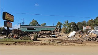 Biltmore Village after Hurricane Helene [upl. by Eniliuqcaj980]