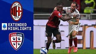 AC Milan vs Cagliari Extended Highlights  Serie A  CBS Sports Golazo [upl. by Molahs]