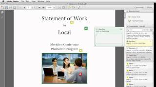 Commenting in Adobe Reader  Adobe Document Cloud [upl. by Esiom626]
