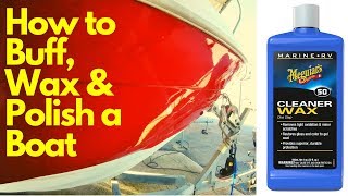 How to Polish a Boat Boats for Boating Beginners Part 3 [upl. by Glendon232]