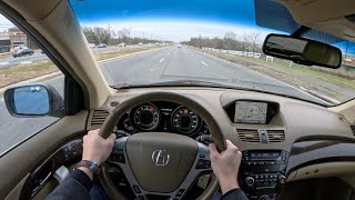 2010 Acura MDX 37L  POV Test Drive  060 [upl. by Ydnab]