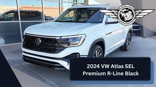 2024 VW Atlas SEL Premium R Line Black [upl. by Enaed]