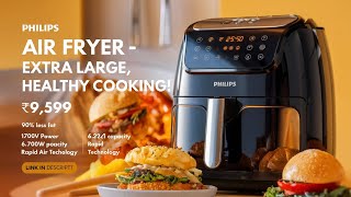 PHILIPS Air Fryer NA23100  62L Capacity 1700W Power Rapid Air Technology  Full Review views [upl. by Sanyu345]