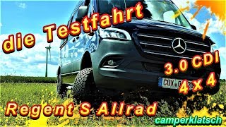 🔥 La Strada Regent S 4x4 💥der neue Mercedes Sprinter Allrad 4x4 Kastenwagen Wohnmobil 🔥 Test [upl. by Morley]