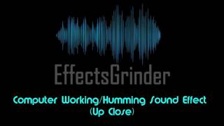 Computer Working Humming Sound Effect Up Close [upl. by Eisej]