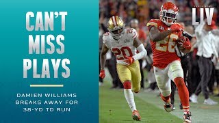 Damien Williams Turns on the Afterburners to Extend Chiefs Lead  Super Bowl LIV [upl. by Amadeo929]