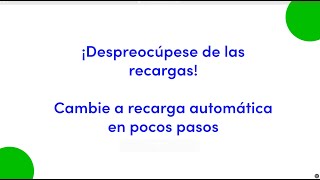 ¡Activa la Recarga Automática en tu cuenta FacilPass en Minutos 🚗💨 y paga sin Complicaciones [upl. by Adirem]