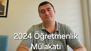 2024 Sözleşmeli Öğretmenlik Mülakatı  Mülakatta Neler Sordular  Tarih Öğretmenliği [upl. by Moria925]