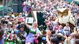 Narzissenfest Salzkammergut Blumenfest Österreich Bad Aussee Ausseerland Figuren Fest Sieger Korso [upl. by Prud]