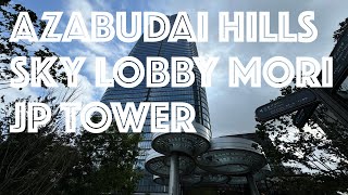 Observatory DeckAzabudai Hills Sky Lobby Mori JP Tower [upl. by Anitsyrk490]