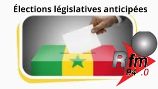 RFM LIVE  Elections Legislatives anticipées 2024 [upl. by Aspasia]