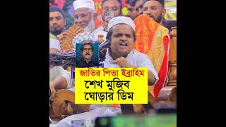 জাতির পিতা ইব্রাহিম শেখ মুজিব ঘোড়ার ডিম  রফিকুল ইসলাম মাদানী  rafiqul islam madani waz shorts [upl. by Lenor]