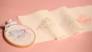 Three Ways to Transfer Embroidery Patterns [upl. by Hildegarde762]