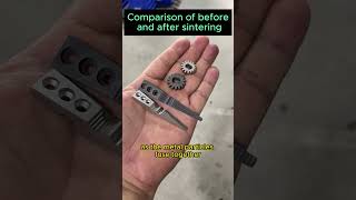 Comparison of before and after sinteringinjectionmolding mim industrial stainless components [upl. by Servetnick68]