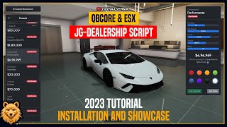 QBCoreESX Vehicle Shop Script  Player Owned Stock System amp Finance  FiveM Car Dealership [upl. by Rolyat312]