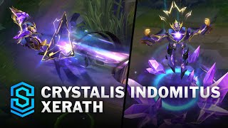 Crystalis Indomitus Xerath Skin Spotlight  PreRelease  PBE Preview  League of Legends [upl. by Otaner]