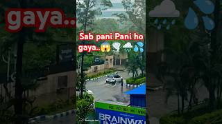 Pani Pani ho gya 😱🌪️🌧️ Dana Cyclone Effect in Kolkata sector 5 danacyclone kolkatadiaries wethar [upl. by Denver]