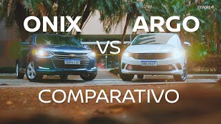 Comparativo Fiat Argo em seu melhor momento encara o Chevrolet Onix [upl. by Harima226]