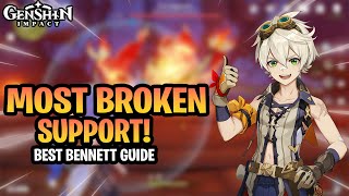 ULTIMATE BENNETT GUIDE • How To Build Bennett  Artifacts Weapons In Hindi  Genshin Impact [upl. by Topliffe203]