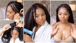 SUPER REALISTIC YAKI STRAIGHT VPART INSTALL NO GLUE Beautyforever X Tatyana Wstco [upl. by Melodie870]