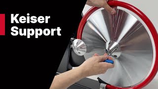 How to remove and install a Keiser M3 Series hub and idler [upl. by Kera]