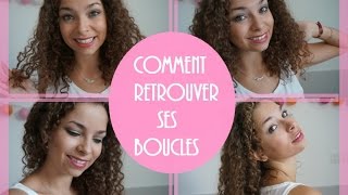 Comment retrouver ses boucles trop de lissages défrisage [upl. by Anitsua]