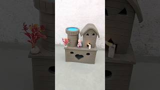 destroying a beautiful miniature clay house 😱shorts [upl. by Perdita]