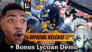 ZENLESS ZONE ZERO RELEASE DATE ANNOUCED for July 4th  Lycaon Character Demo Reaction [upl. by Hannaoj930]