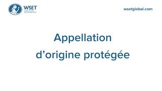 How to say it Appellation d’origine protégée [upl. by Eileek]