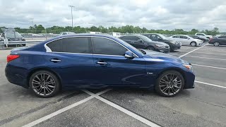 2016 INFINITI Q50 30t Red Sport 400 engine noise [upl. by Nibaj]