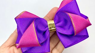 🎀 Tutorial de lazo elegante 🎀 aprende y genera ingresos 💪💪😉 HANDMADEDIYRIBBON [upl. by Juditha866]