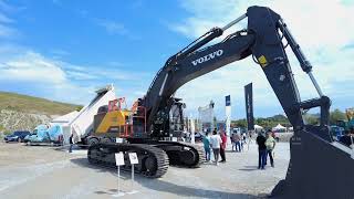 VOLVO EC550E at Quarry Expo 2023 [upl. by Elaweda]