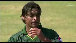 Shoaib Akhtar Last World Cup 2011 vs Ross Taylor cricket shoibakhtar shoabakhtar fastbowler [upl. by Otipaga768]