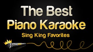 The Best Karaoke with lyrics  Piano Karaoke [upl. by Anirual]