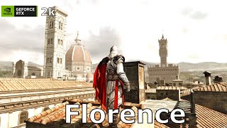 Assassins Creed 2 Parkour montage Florence 2k Ray tarcing Reshade rtgi [upl. by Anitnatsnoc]