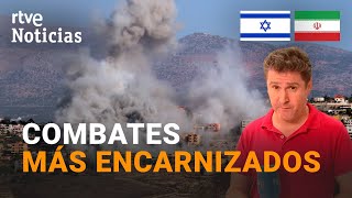 LÍBANO MUEREN 9 SOLDADOS de ISRAEL y 60 COMBATIENTES de HIZBULAH que LANZA 200 COHETES  RTVE [upl. by Nylessej]