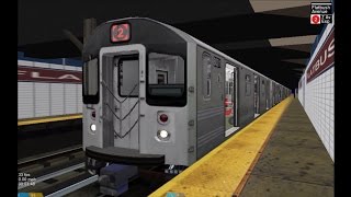 OpenBVE HD NYC Subway Kawasaki R110A New Release on The 2 Express Train 112916 [upl. by Burt]