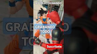 GRABANDO TODO dragonball shfiguarts goku deadpool humor memes anime otaku figurasdeaccion [upl. by Aekahs]