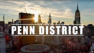 Drone Penn District NYC [upl. by Regen]