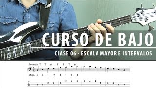 5 Curso Completo de Bajo Para Principiantes  Escala mayor y sus intervalos  Clase 05 [upl. by Melisenda]