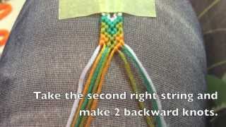 How to make a chevron bracelet [upl. by Ema687]