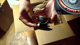 Unboxing GRS 8quot  Pyramid Super Tweeters [upl. by Cadal455]