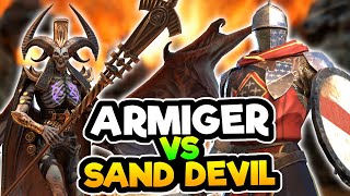 ARMIGER STILL MVP IN RAIDS MOST DIFFICULT DUNGEON  SAND DEVIL 25  RAID SHADOW LEGENDS [upl. by Neelon]