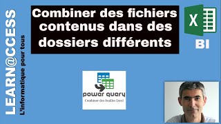 Power Query  Comment combiner plusieurs Fichiers contenus dans plusieurs Dossiers [upl. by Nnylamme]