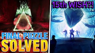 15TH WISH REVEALED Imbaru Engine FINAL PUZZLE  Destiny 2 Season Of The Witch [upl. by Sayres]