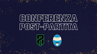 Pordenone  SPAL  Le interviste finali di mister Mezzini e Paloschi [upl. by Leamhsi342]