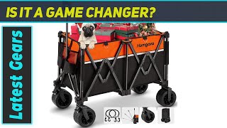 Homgava Collapsible Wagon HUGE amp The Best Wagon [upl. by Marcelline]